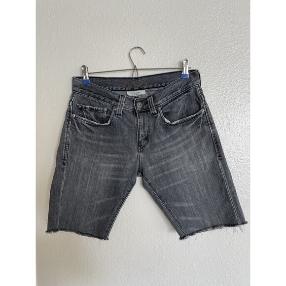 Levi's Denim - Levi’s Women’s Skinny 511 Grey Denim Cutoff Distressed Shorts High Rise Sz 31